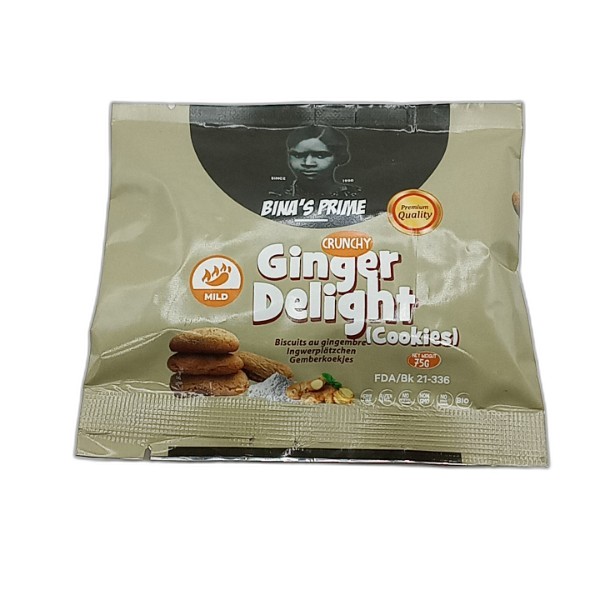 BINAS PRIME GINGER COOKIES 50G