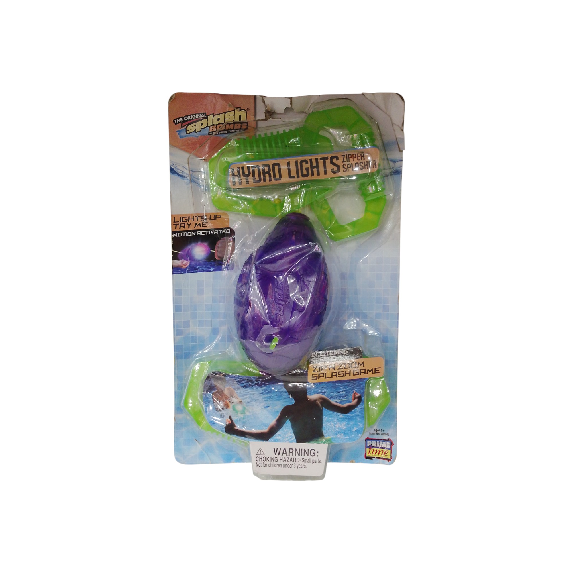ZIPPER SPLASER PRIME TIME HYDRO LIGHTS 8094L