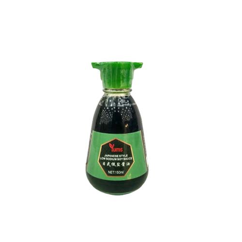 YUMS LOW SODIUM SOY SAUCE 150ML