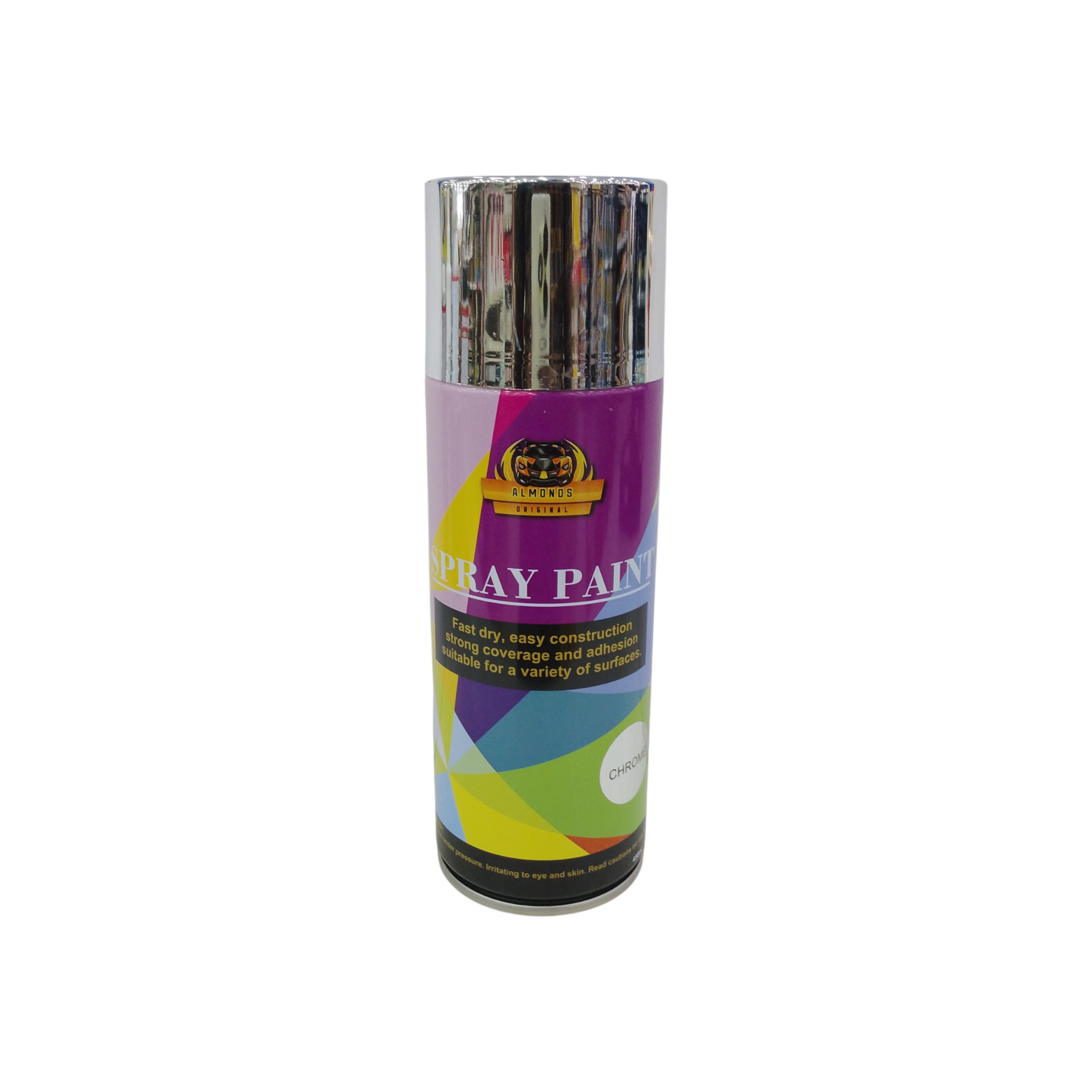ALMOND CHROME SPRAY PAINT 450ML