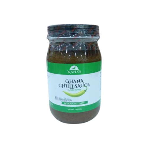 NANAS HOT GREEN CHILLI SAUCE 450G