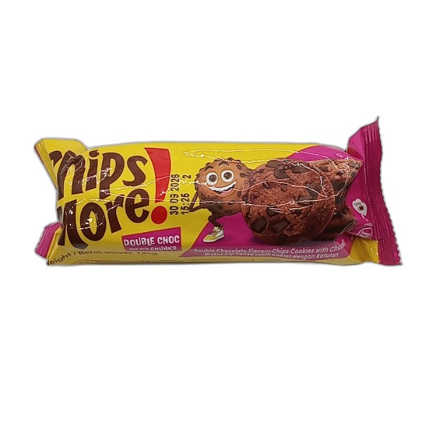 CHIPSMORE COOKIES OAT DOUBLE CHOC 163.2G