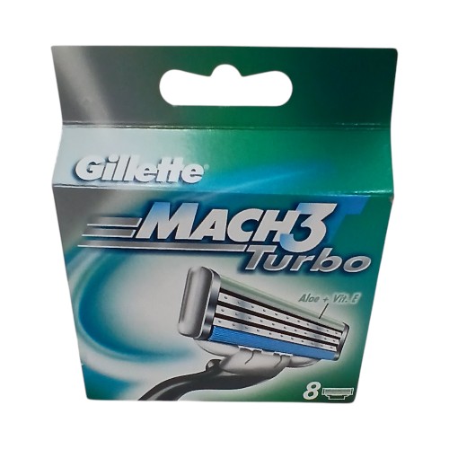 GILLETTE MACH3 TURBO CARTRIDGES 8PCS