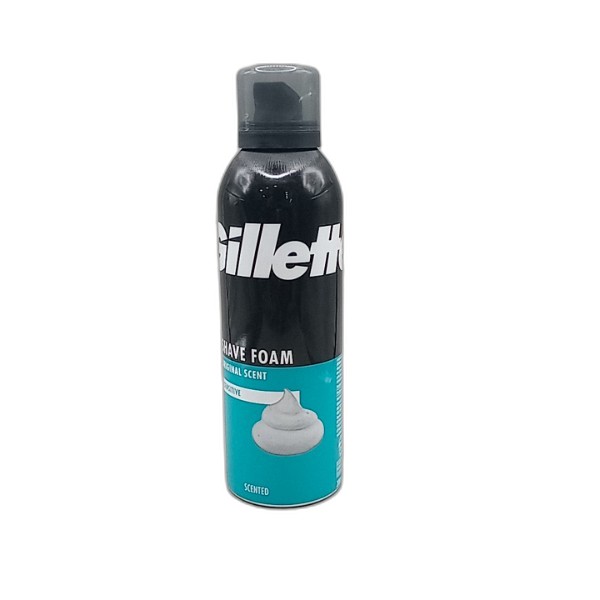 GILLETTE SENSITIVE SHAVE FOAM 200ML