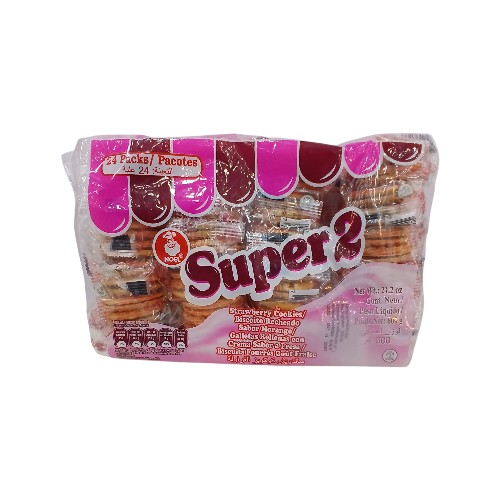 BISCUIT STRAWBERRY 600G SUPER2