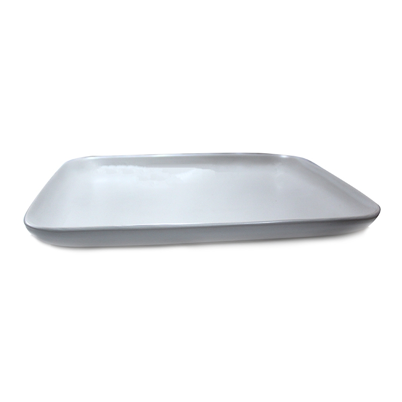 PLATTER CERAMIC 22X33CM 18XH011-5 WHITE