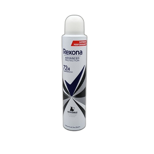 REXONA INVISIBLE BLACK WHITE DEO 200ML