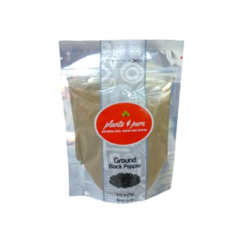 PLANTS&PURE GROUND BLACK PEPPER 70G
