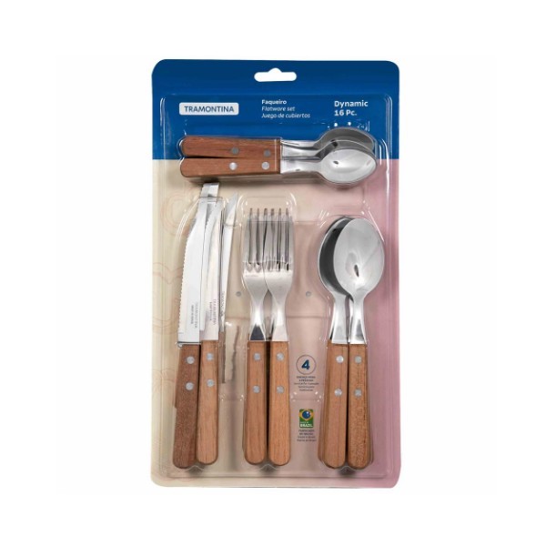 TRAMONTINA TABLEWARE SET 16PC