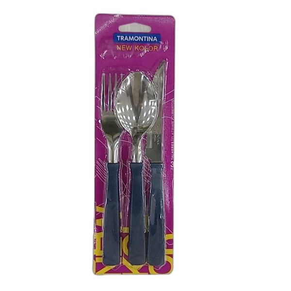 TRAMONTINA FLATWARE SET 3PC