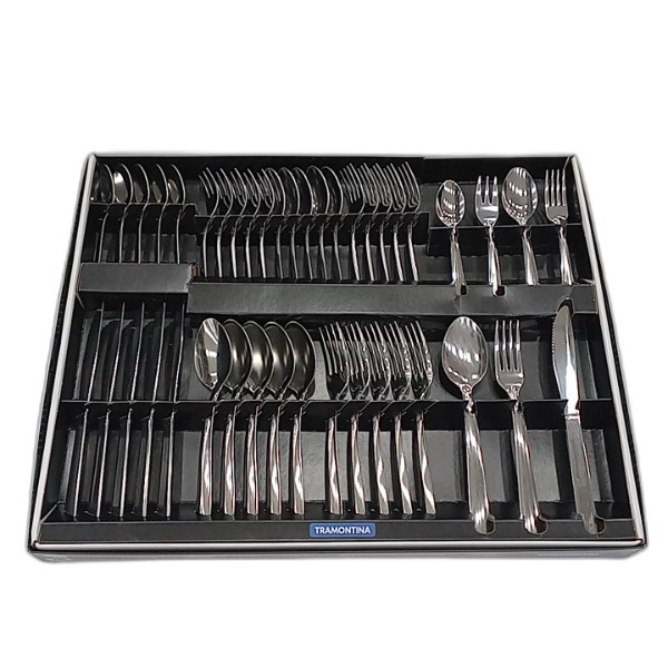 TRAMONTINA FLATWARE SET 42PC