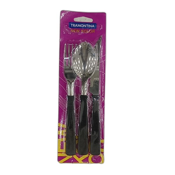 TRAMONTINA FLATWARE SET 3PC