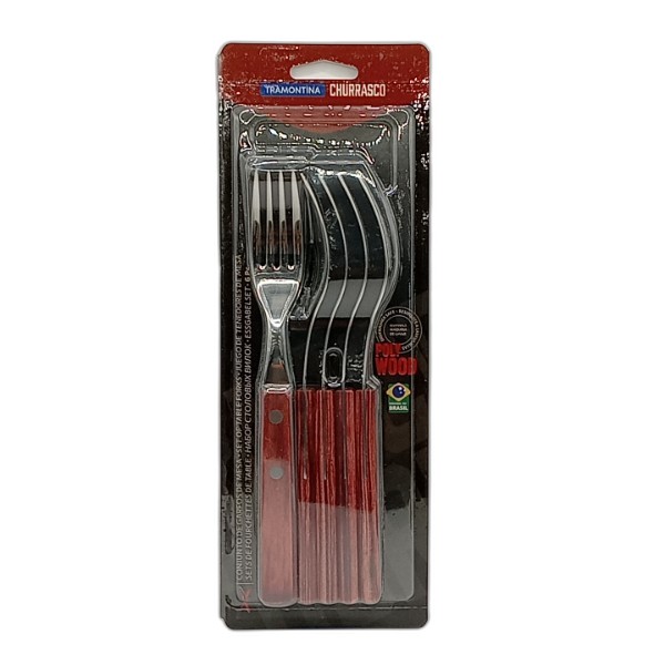 TRAMONTINA TABLE FORK SET 6PC
