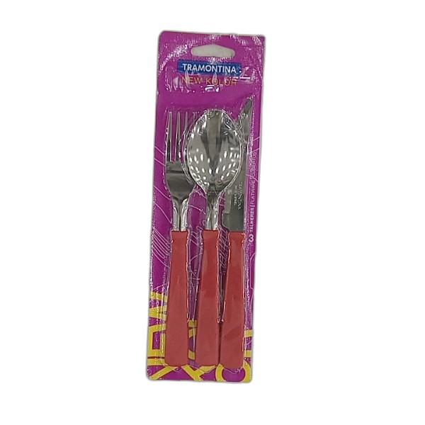 TRAMONTINA FLATWARE SET 3PC