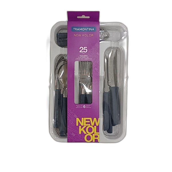 TRAMONTINA FLATWARE SET 25PC