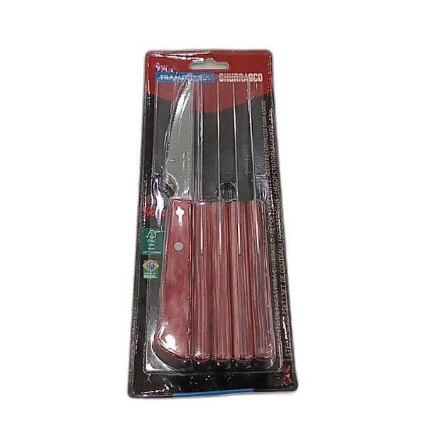 TRAMONTINA STEAK KNIFE SET 6PC