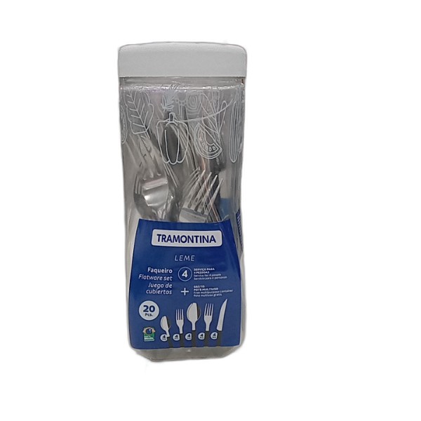 TRAMONTINA FLATWARE SET 20PC