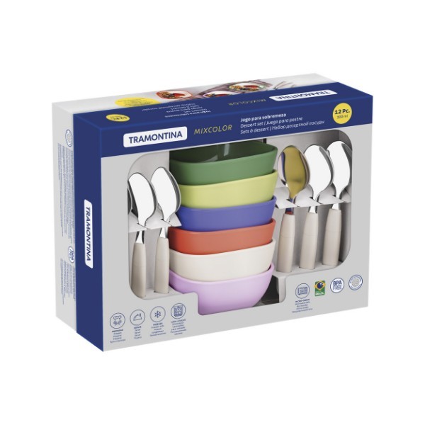 TRAMONTINA DESSERT SET 12PC
