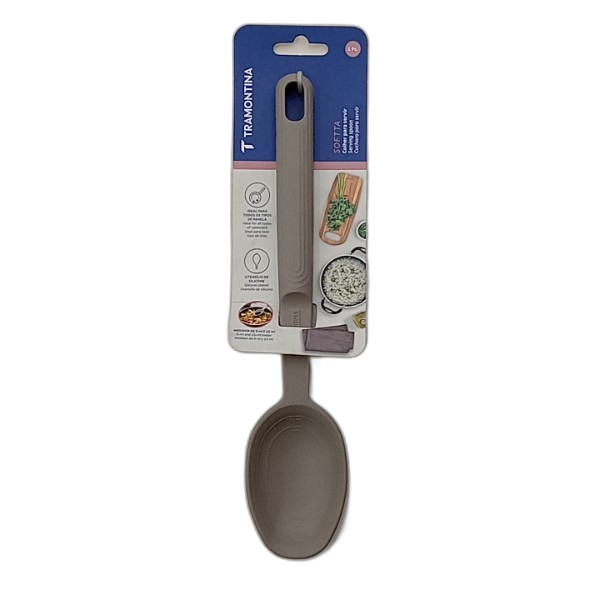 TRAMONTINA SERVING SPOON GRAY
