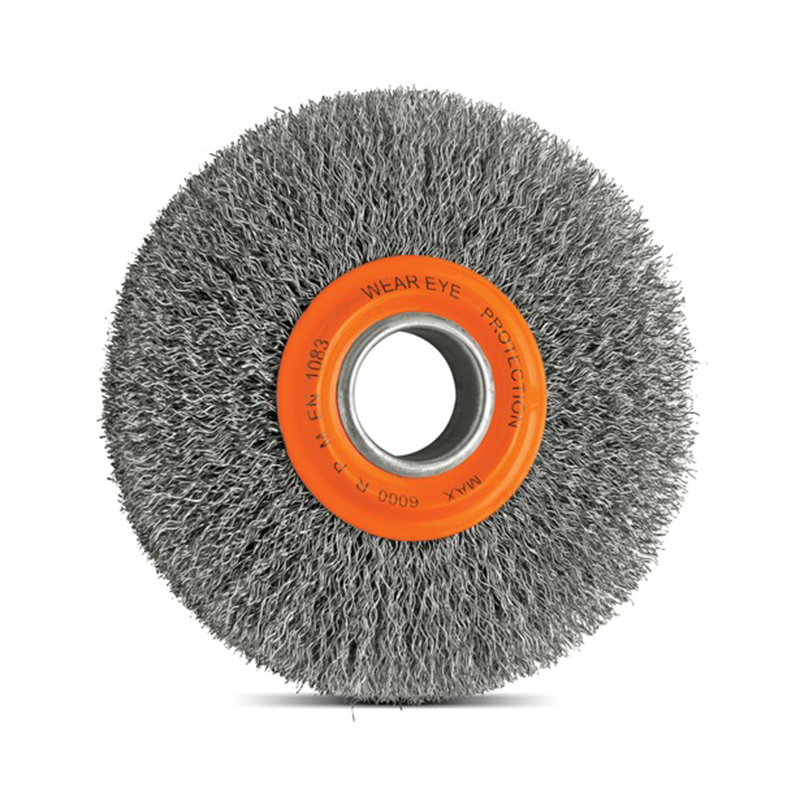 KNOTTED WIRE WHEEL BRUSH 6X3-4 45001-102