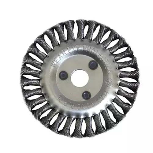 KNOTTED WIRE WHEEL BRUSH 4X1-4 45002-106