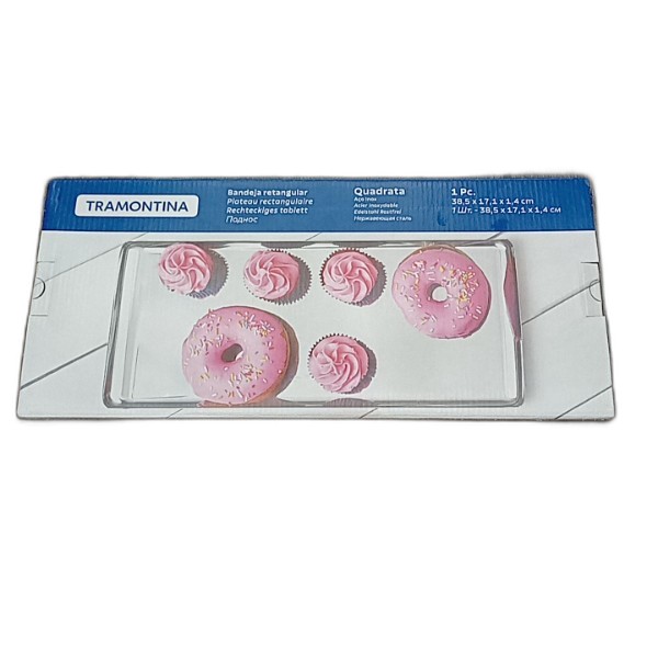 TRAMONTINA QUADRATA RECTANGULAR TRAY 39CM