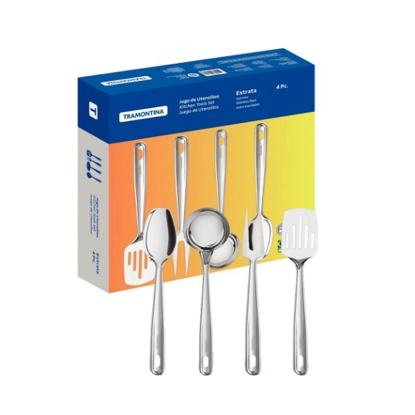 TRAMONTINA KITCHEN TOOL SET 4PC
