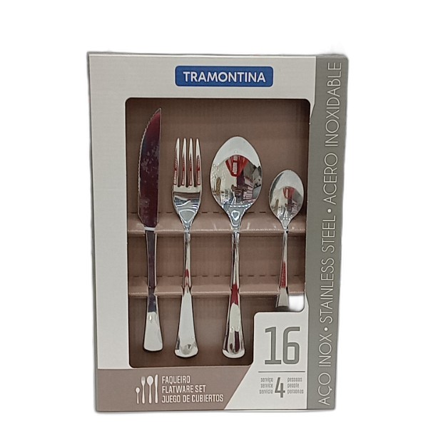 TRAMONTINA CUTLERY SET 16PC