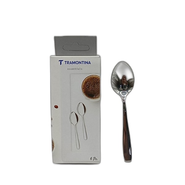 TRAMONTINA ESSENTIALS COFFEE SPOON SET 6PC