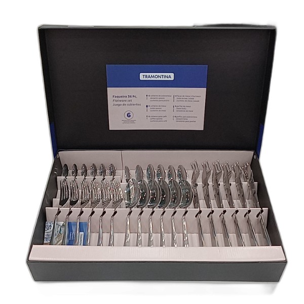 TRAMONTINA AMAZONAS CUTLERY SET 36PC