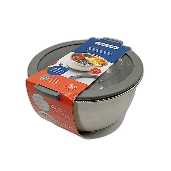 TRAMONTINA SS FOOD CONTAINER W-LID
