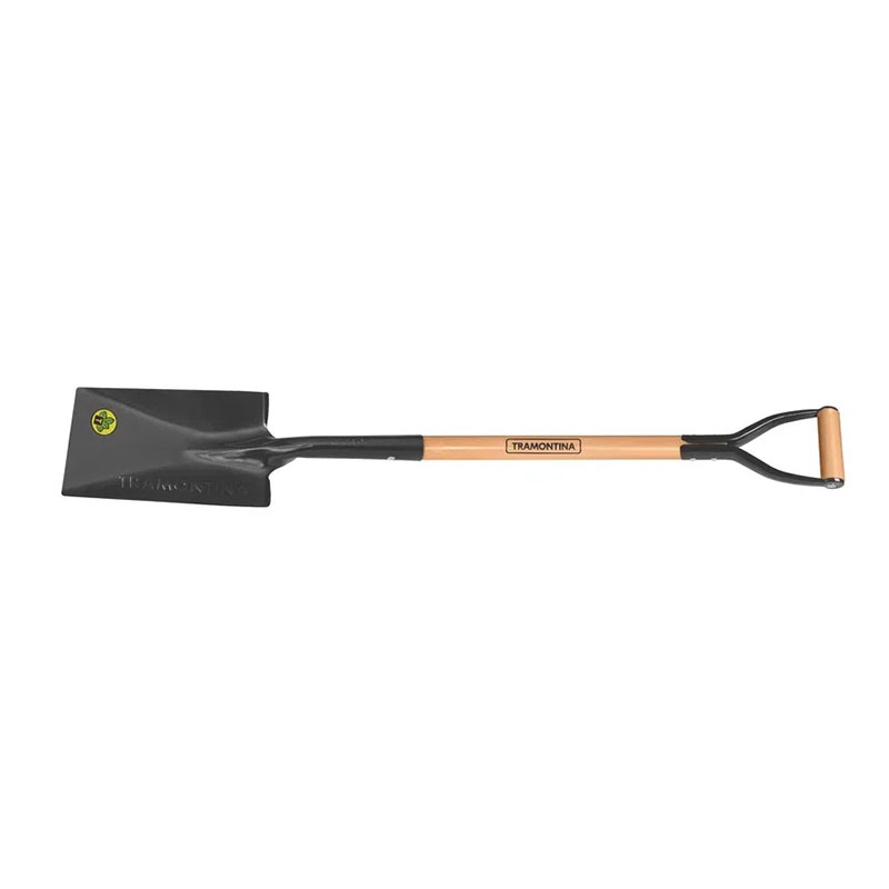 SPADE SQUARE 74CM WOOD HANDLE .