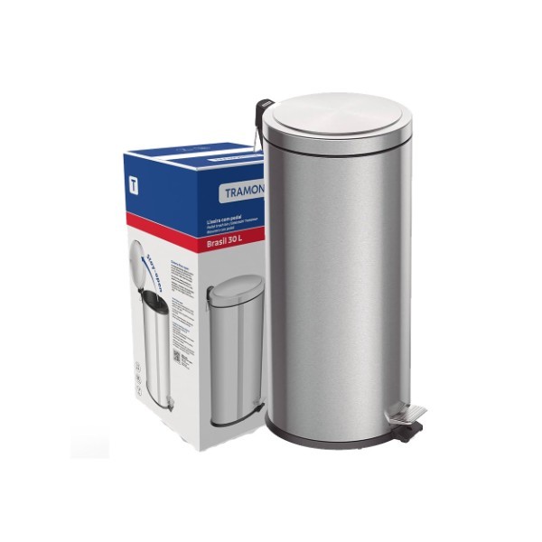 TRAMONTINA SS PEDAL BIN 30L