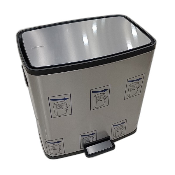 TRAMONTINA OCTOS DUAL BIN 15-15L