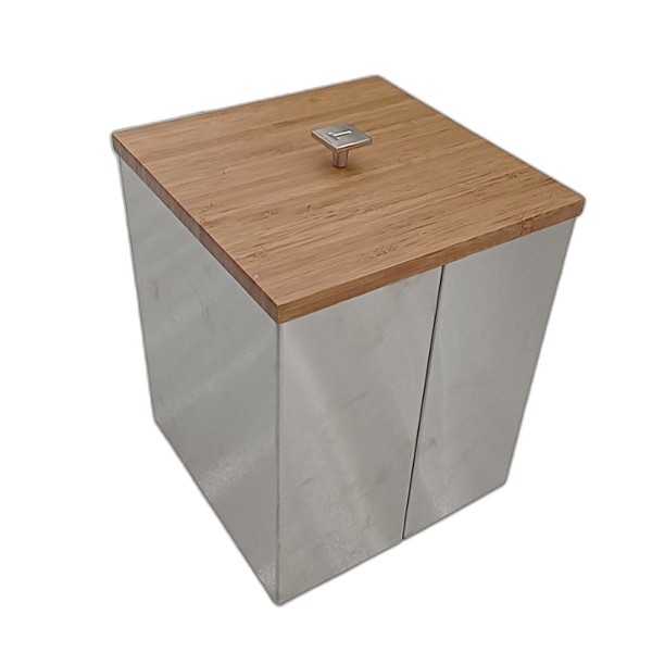 TRAMONTINA LUZ SS BIN-BAMBOO LID