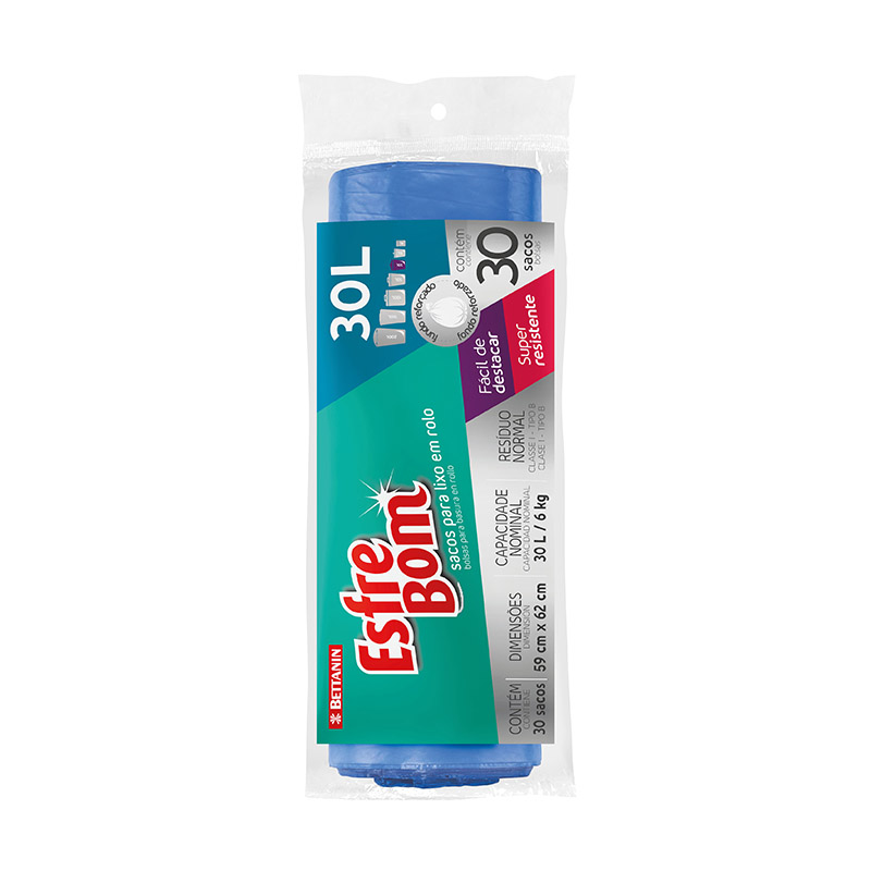 BETTANIN TRASH BAG ROLL 30L ESFREBOM