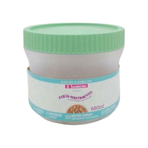 SANREMO PLASTIC HERMETIC CONTAINER 680ML