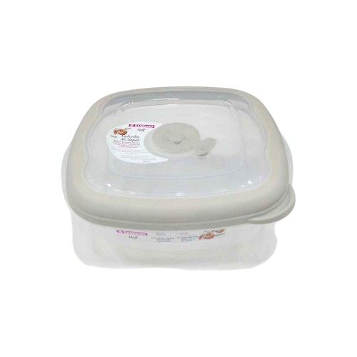 SANREMO SQUARE PLASTIC CONTAINER 920ML