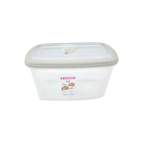 SANREMO RECTANG PLASTIC CONTAINER 2.3L