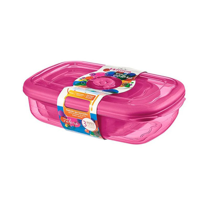 SANREMO PLASTIC CONTAINER SET 3 UN