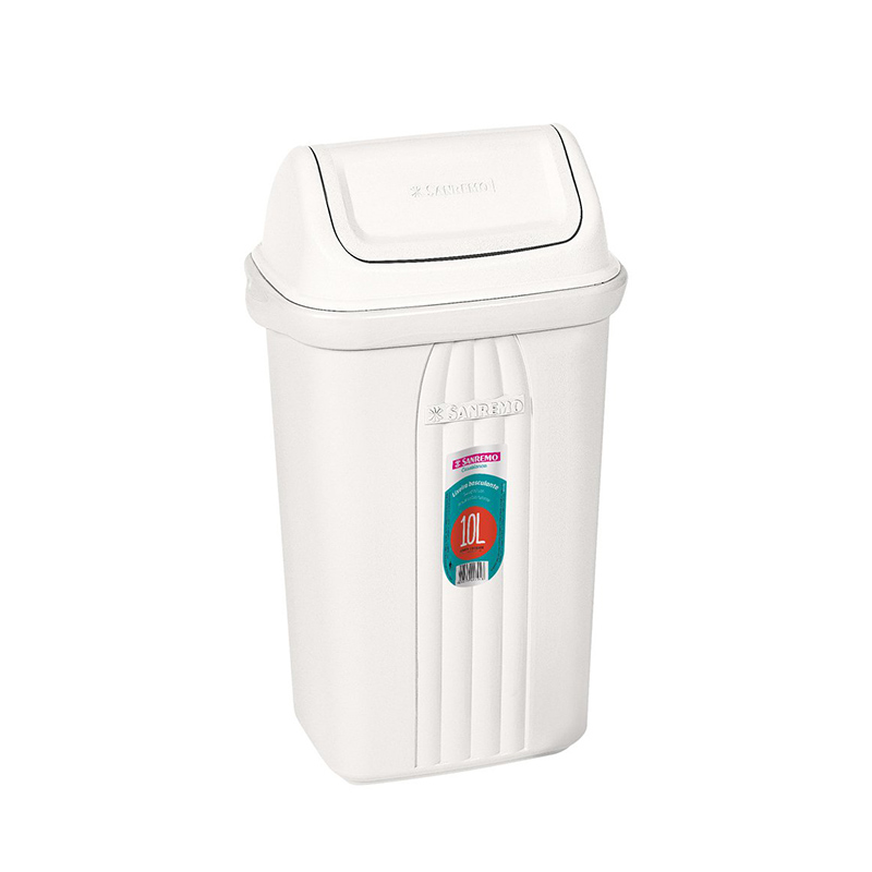 SANREMO PLASTIC SWING LID CAN 10L