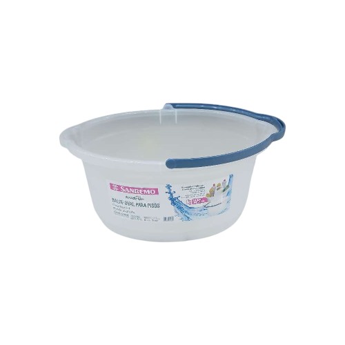 SANREMO OVAL PLASTIC BUCKET 14L.