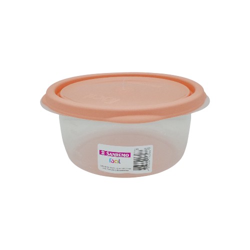 SANREMO ROUND PLASTIC CONTAINER 620ML