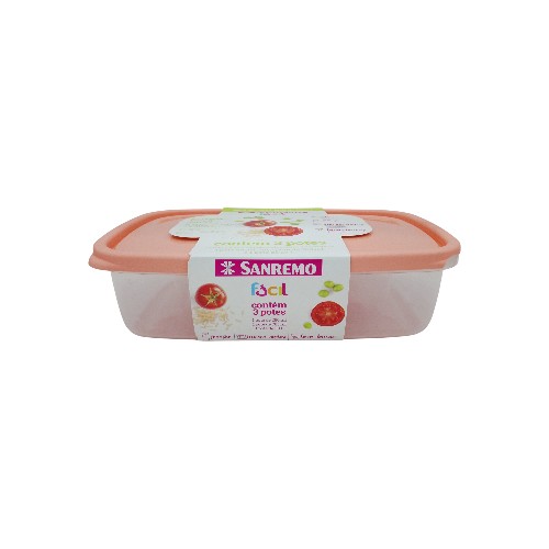 SANREMO PLASTIC CONTAINER SET 3 UN