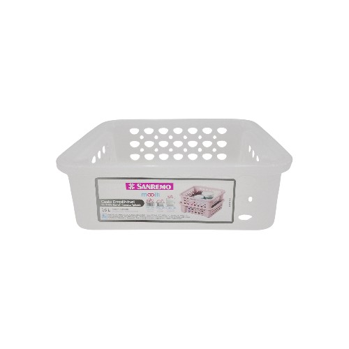 SANREMO PLASTIC STACKABLE BASKET 1.6L