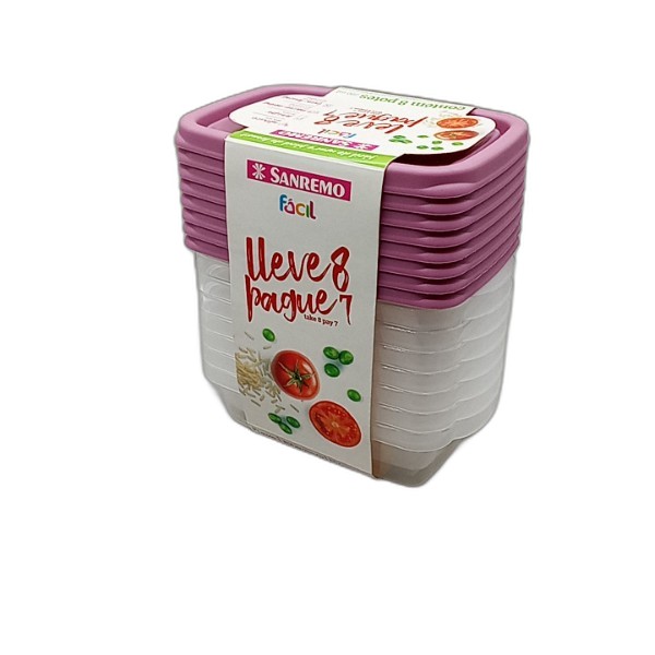 SANREMO PLAST T8P7 CONTAINER SET 280ML.