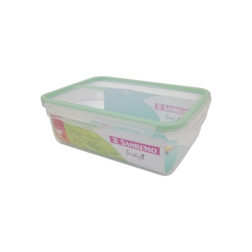 SANREMO CONTAINER W CLIPS 2.5L