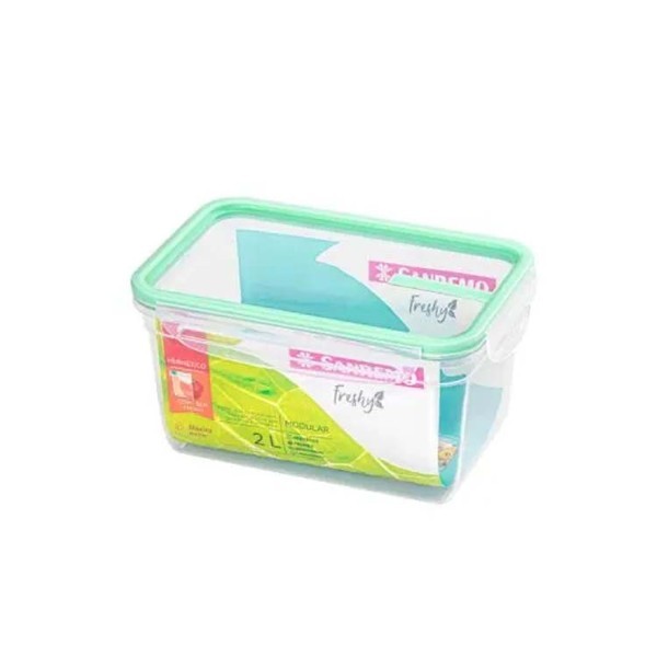 SANREMO CONTAINER W CLIPS 2L
