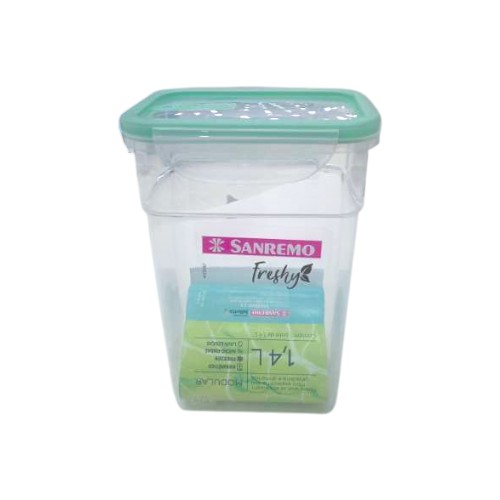 SANREMO PLASTIC CONTAINER W LOCK 1.4L.