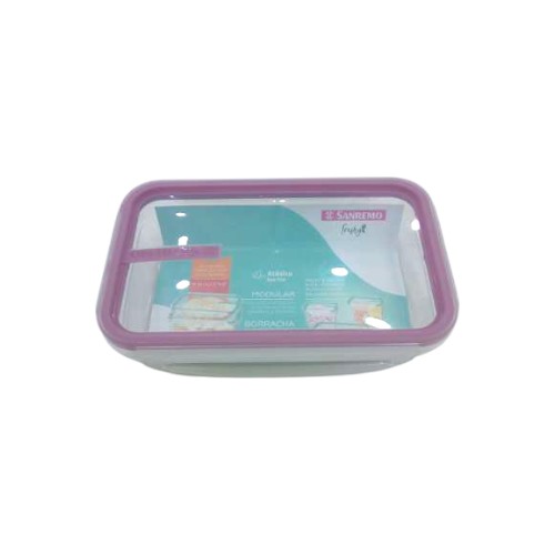 SANREMO PLASTIC CONTAINER W LOCK 820ML.
